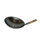 d13" Deep Iron Wok with Single Handle | 13 寸 单柄深锅