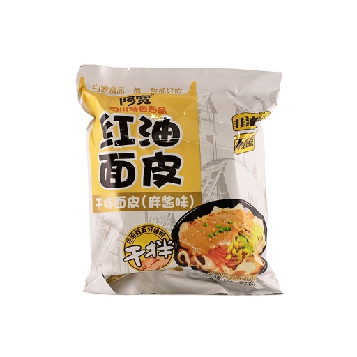 [30591] AK Noodles Sesame 120g | 阿宽 红油面皮 麻酱味 120g